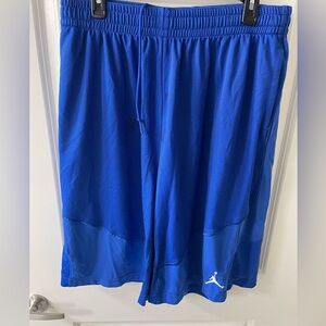 Blue Jordan basketball shorts